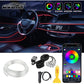 🔥50 % ALENNUS!!📢🚗✨ Car Interior LED Strip Atmosphere Lights Pro – Luo oma valaistusmatkasi auton sisätiloihin, helppo asentaa ja loistava valinta ilta-ajoihin 💡