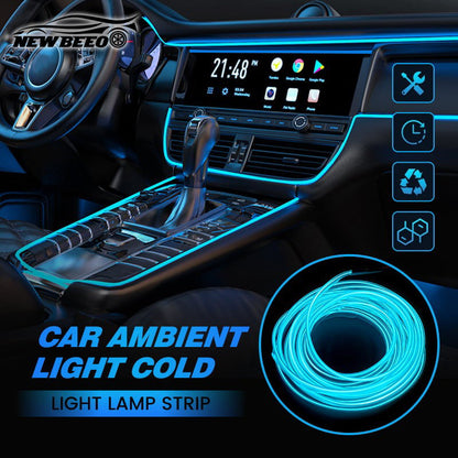 🔥50 % ALENNUS!!📢🚗✨ Car Interior LED Strip Atmosphere Lights Pro – Luo oma valaistusmatkasi auton sisätiloihin, helppo asentaa ja loistava valinta ilta-ajoihin 💡