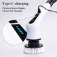 🧽50 % ALENNUS⚡ Sähköinen pyörivä siivousharja | 7 harjapäätä · 300 kierrosta minuutissa · IPX5-vesitiivis · 2500 mAh:n pitkäkestoinen akku · Tekee kotitöistä helppoa