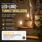Energiatehokas LED-liiketunnistinvalaisin