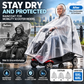 🥳2026 SUOSITTU TARJOUS🥳💞Yli 50 000 kappaletta myyty! 🌧️♿ Vedenpitävä sadetakki liikuntarajoitteisille skootterin käyttäjille – läpinäkyvä malli takaa hyvän näkyvyyden, kestävä ja koot 5XL–6XL. Pysy kuivana ja turvassa sateisilla ajeluilla! 🛡️✅