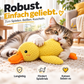 🦆 50 % alennus! Kvaakkuva pehmolintu kissoille – pehmeä halattava lelu, jossa on interaktiivinen leikkielementti – ihanteellinen leikkiin, halailuun ja ajanviettoon 🐱✨