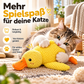 🦆 50 % alennus! Kvaakkuva pehmolintu kissoille – pehmeä halattava lelu, jossa on interaktiivinen leikkielementti – ihanteellinen leikkiin, halailuun ja ajanviettoon 🐱✨