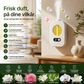 🌿 Älykäs tuoksudiffuusori – 8 tuoksua, 4 tehotasoa, yövalo. Raikasta ilmaa joka huoneeseen! ✨💨