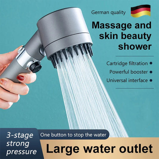 🚿Monitoimisuihku hierontaan ja ihon kaunistamiseen