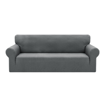 🛋️🛡️ Erittäin joustava jacquard-sohvapeite – Luistamattomat nauhat, paksu ja tyylikäs kangas; suojaa sohvaasi ja anna sille uusi ilme ilman, että peite liukuu lainkaan 🏠✨