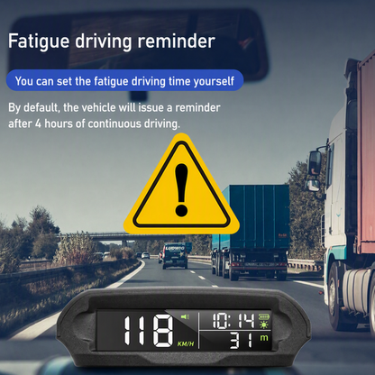 🚗NYT 50 % ALENNUS!🚗✨Aurinkokäyttöinen auton GPS-head-up-näyttö