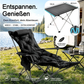 🔥 50 %:N ALENNUS! 🪑 4-asentoinen taitettava lepotuoli + jalkatuki