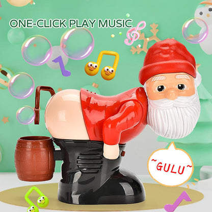 🎄 50 % ALENNUS🎅 | Hauska joulupukin kuplapuhalluskone – musiikkia, valoja ja jouluista kuplahupia