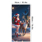 🔥Ajallisesti rajoitettu 50 %:n alennus⏰️🎄 Jouluinen ovikoriste – 90 × 180 cm